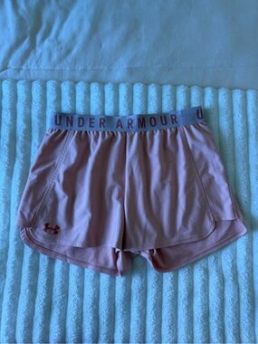 Under Armour Dusty Pink Women's Athletic Shorts